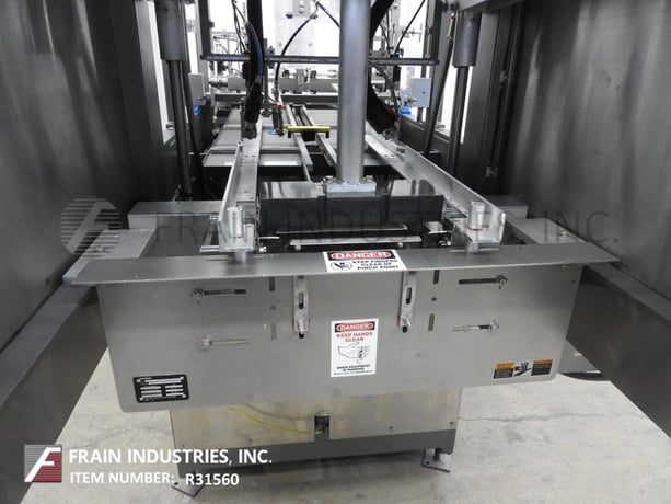 Doboy #751, automatic, single head, tray former, 10-60 trays per minute, Nordson (3) gun hot melt glue system - Image 2