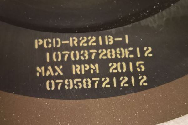 Norton #110C, Grit Diamond (SMD) Wheel, NIB, 9A1A 18 X 10 X 8, (5 available), #47378 - Image 3