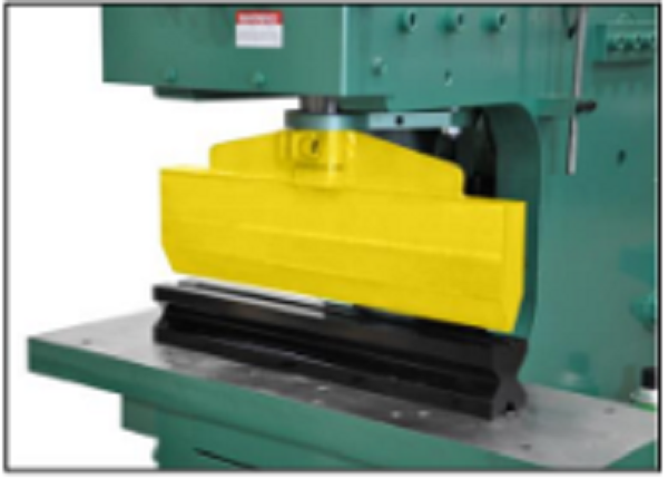Piranha #SEP120, ironworker w/punch holder, stripper & die block, 120 ton, 10 HP, new - Image 2