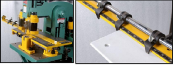 Piranha #SEP120, ironworker w/punch holder, stripper & die block, 120 ton, 10 HP, new - Image 4