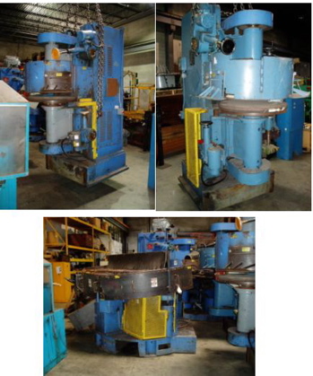 Besly #918-30T D.E., vertical spindle tandem grinder, 80" wheel diameter, 30" abrasive disc diameter, 3" - Image 1
