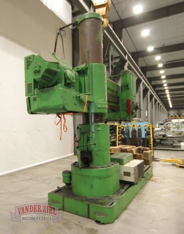 8' -19" Carlton #4A, radial drill, 50" x 101" base, #6MT, #13966 - Image 3