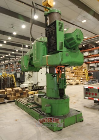 8' -19" Carlton #4A, radial drill, 50" x 101" base, #6MT, #13966 - Image 4