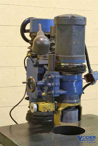 OP Op Master, single spindle vertical profile grinder, 24" x32"tbl,tilting spindle, 2 HP, #54257 - Image 3