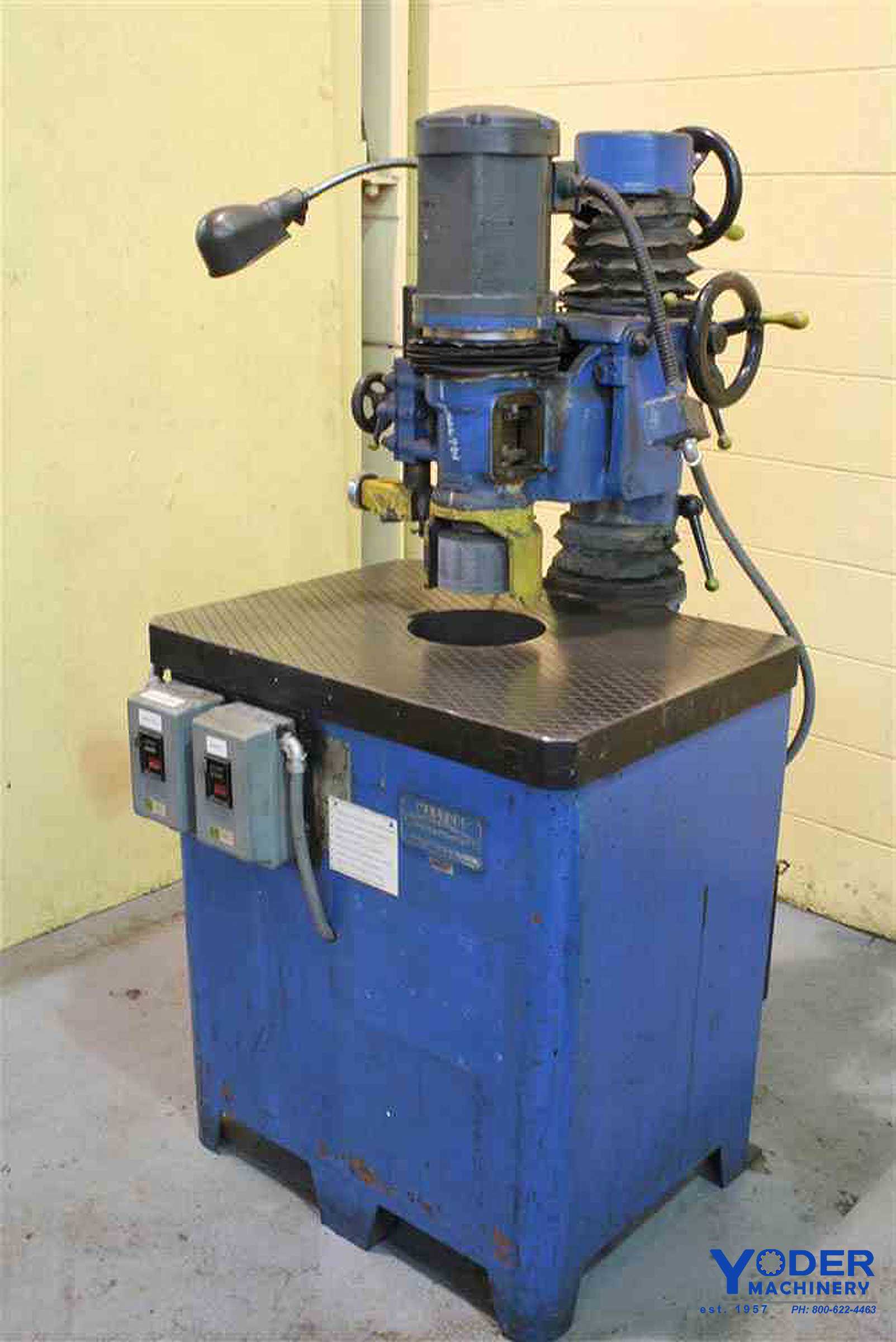 OP Op Master, single spindle vertical profile grinder, 24" x32"tbl,tilting spindle, 2 HP, #54257 - Image 7