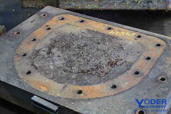 48" L x 36" width x 6" H, Solid steel bolster plate, #54524 - Image 7
