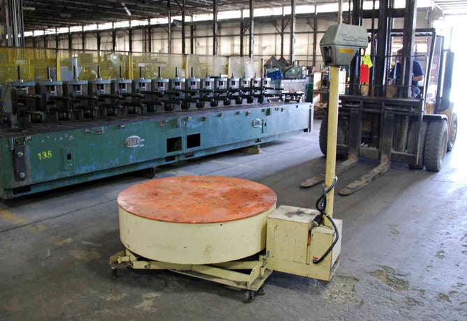 5000 lb. Rotarian #R1240, pallet decoiler speed control, #3698 - Image 6