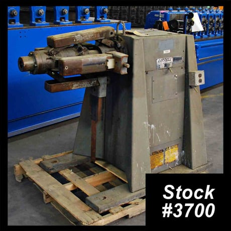2000 lb. Littell single uncoilers, 12" width, parts only, #3700 - Image 1