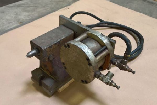 8.6" Nikken #CNC-200LF, rotary table, 8" 3-Jaw Autoblok chuck, 4th Axis drive, tailstock, 1995, #47800 - Image 4