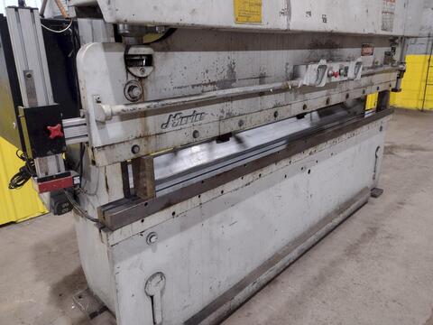 55 Ton, Pacific #J55-10, 10' overall, hydraulic press brake, #10653 - Image 4