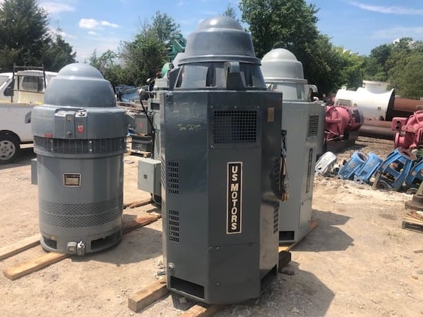 400 HP 710 RPM U.S. Motors, Frame 5012PA, high thrust, weather protected enclosure type 1, 460 Volts (2 - Image 1