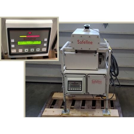 Safeline #GF/83X32, gravity fall metal detector, 83mm x 32mm aperture, 120 V., #16878 - Image 2