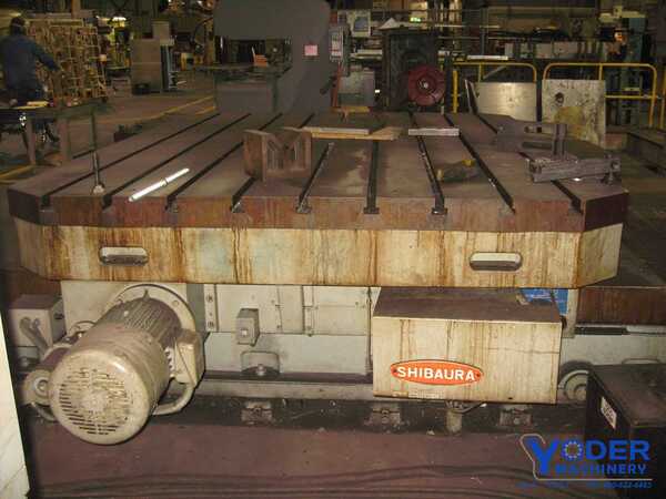 78" x 98" Shibaura power rotary table, #59051 - Image 4