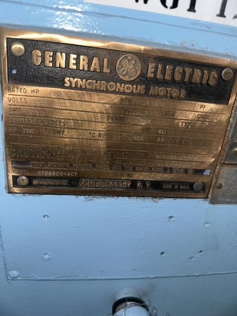 700 HP 514 RPM General Electric, Frame 8505S, weather protected enclosure type 1, rebuilt, 2300 Volts (2 - Image 2
