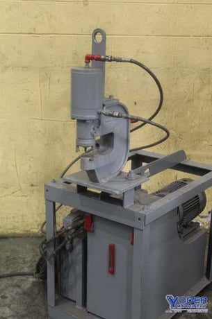 20 Ton, Fabriline #FP20-6, C-frame hydraulic flange punch, 7/8" stroke, 6" throat, 3 HP, #69702 - Image 3