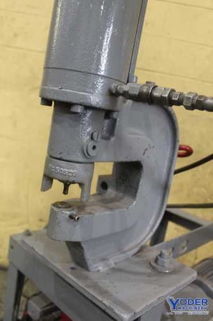 20 Ton, Fabriline #FP20-6, C-frame hydraulic flange punch, 7/8" stroke, 6" throat, 3 HP, #69702 - Image 6