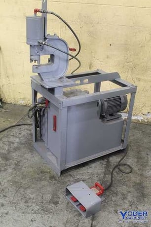 20 Ton, Fabriline #FP20-6, C-frame hydraulic flange punch, 7/8" stroke, 6" throat, 3 HP, #69702 - Image 8