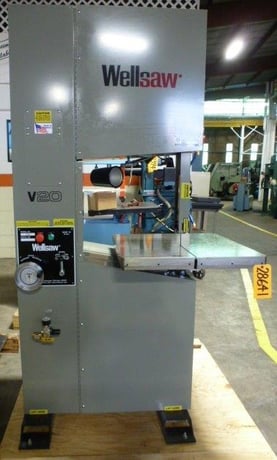 20" x 16" Wellsaw #V20F, 45-3000 FPM, 26" x26" table, 3 HP, 3/4" x 14' 9" blade, #28641 - Image 2