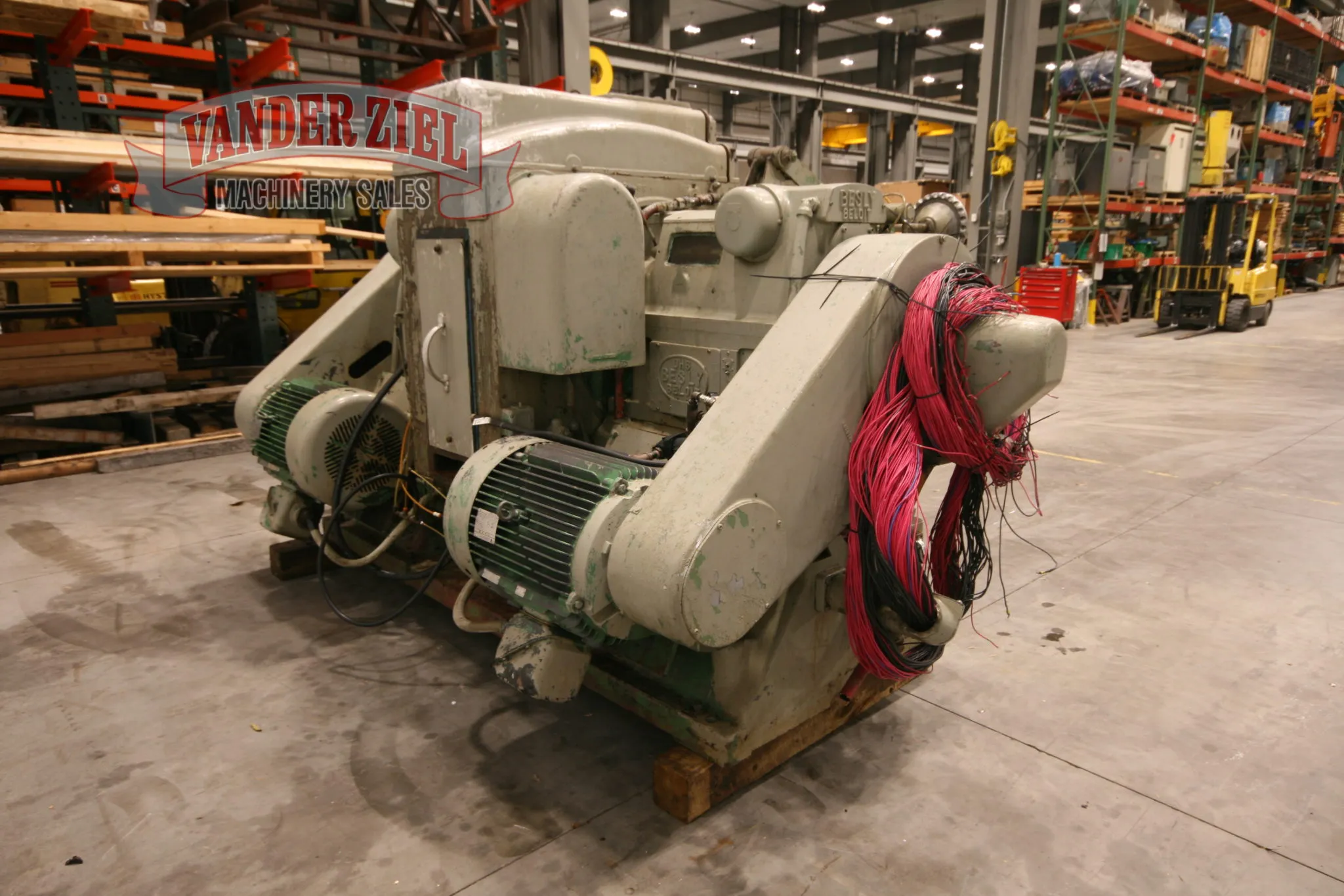 Besly Beloit #DH-6, rotary double disc grinder, 60 HP spindle drive, 30" abrasive outside dimension, #13500 - Image 4