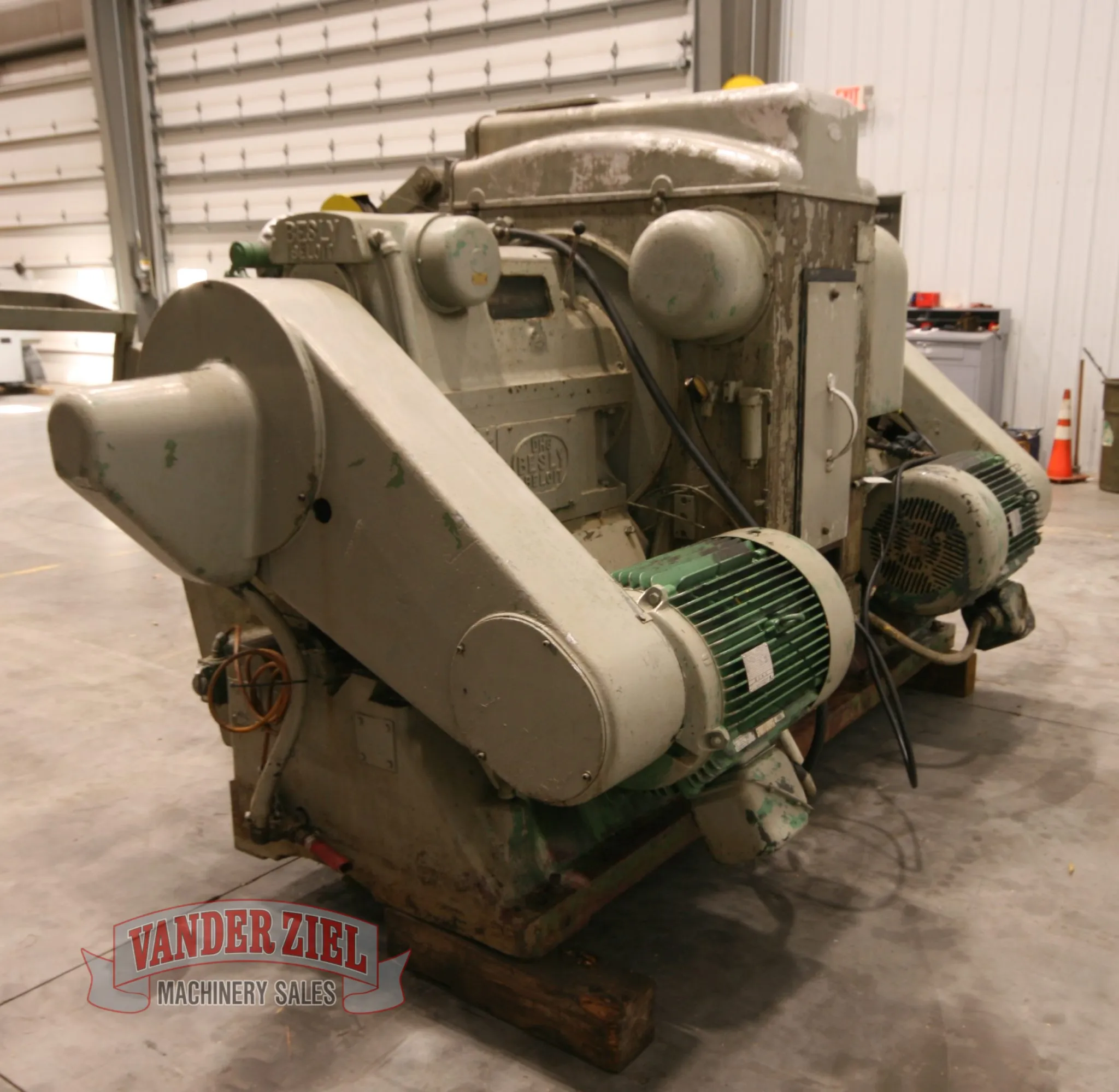 Besly Beloit #DH-6, rotary double disc grinder, 60 HP spindle drive, 30" abrasive outside dimension, #13500 - Image 5