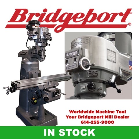 Bridgeport #Series-I, 9" x49" tbl, 3 HP, 36" X, 12" Y, 16" Z, 4200 RPM, R-8, chrome ways, digital read out - Image 1