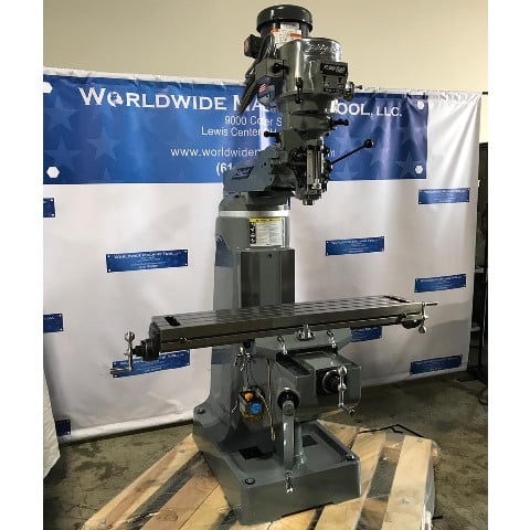 Bridgeport #Series-I, 9" x49" tbl, 3 HP, 36" X, 12" Y, 16" Z, 4200 RPM, R-8, chrome ways, digital read out - Image 3
