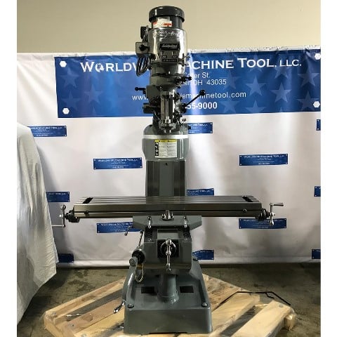Bridgeport #Series-I, 9" x49" tbl, 3 HP, 36" X, 12" Y, 16" Z, 4200 RPM, R-8, chrome ways, digital read out - Image 4