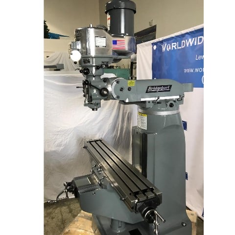 Bridgeport #Series-I, 9" x49" tbl, 3 HP, 36" X, 12" Y, 16" Z, 4200 RPM, R-8, chrome ways, digital read out - Image 8