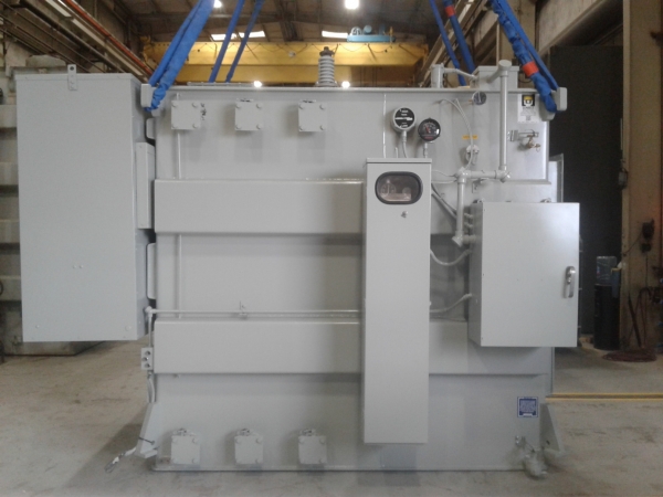 15000/16800/20000/22400 kVA, 34500 Delta Primary, 4160/2402 WYE Secondary, General Electric Substation - Image 2