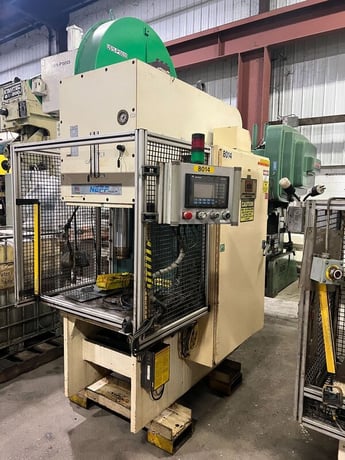 75 Ton, Neff #DF75-15M, C-frame hydraulic press, 10" stroke, 24" daylight, 10" throat, 31" x 23" bed, 15 HP - Image 5