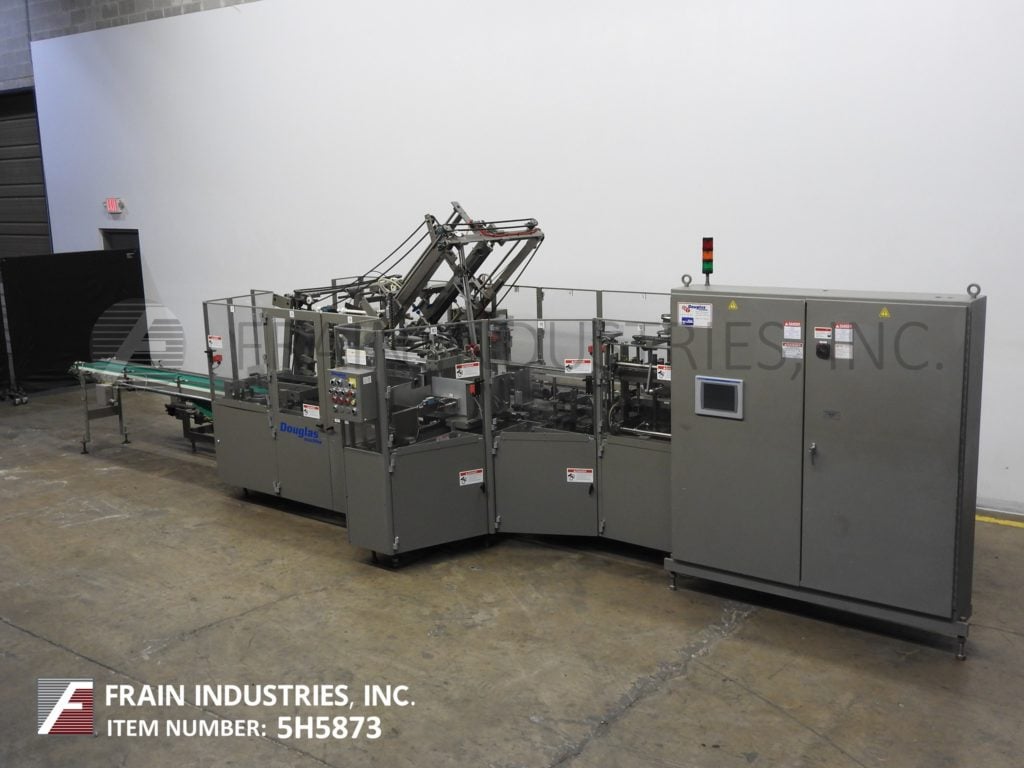 Douglas #Axiom, automatic, knockdown case packer, 5-20 cases or trays per minute, Nordson hot melt glue unit - Image 5