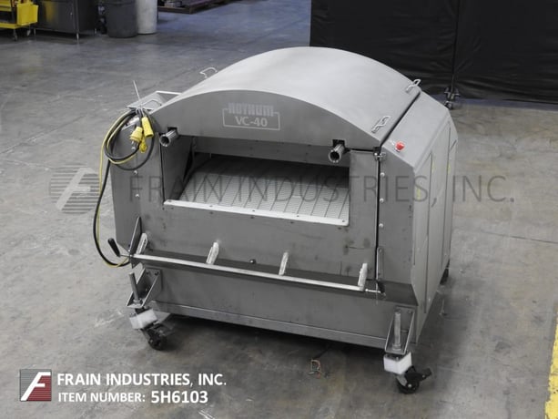 Predust and Breading Applicator, Nothum #VC-40 VersaCoat, with 40" W x 64" L wire belt, 15" W x 8" H breading - Image 3