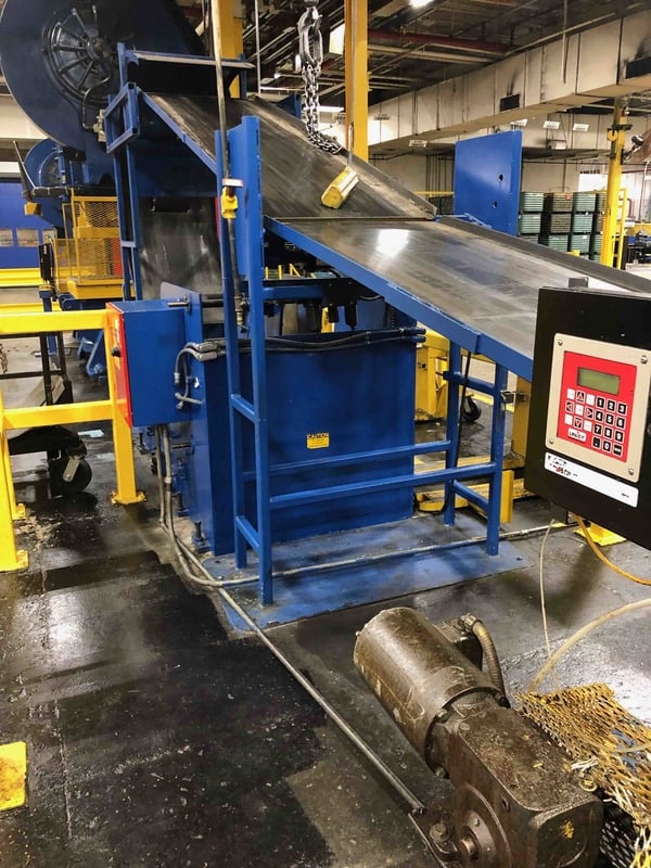 250 Ton, USI Clearing #S2-250-84-54, 12" stroke, 30" Shut Height, 12" adj., 84" x54" bed, 1984, #10798 - Image 8
