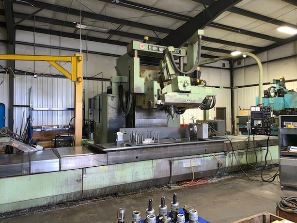 SNK #FSP-120V, 5-Axis profiler, Fanuc 11M CNC, Haas 12" CNC rotary indexer w/tailstock - Image 1