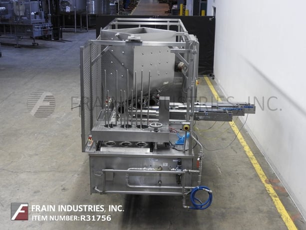 Holmatic #PR-3S, 3 lane, inline, Stainless Steel, cup filler, roll stock film sealer, 30-120 cups/minute - Image 4