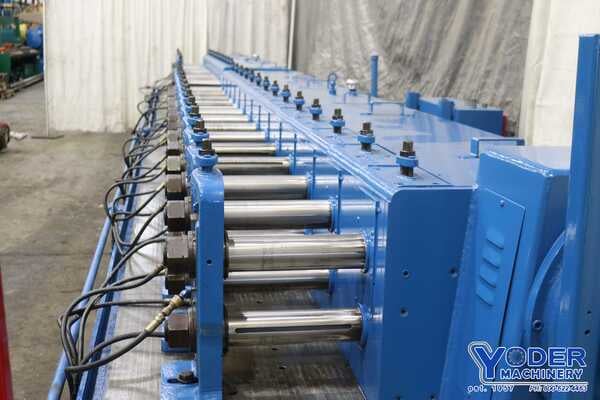 26 Stand, Tishken #26HW-3, rollformer, 3" arbor diameter, 14" roll space, 14" horiz centers, #72239 - Image 10
