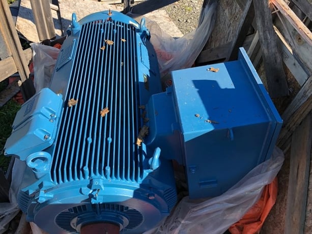 800 HP 1200 RPM Weg, Frame 6806/7/8T, TEFC, BB, 1.0 service factor, new surp, 4160 Volts - Image 2