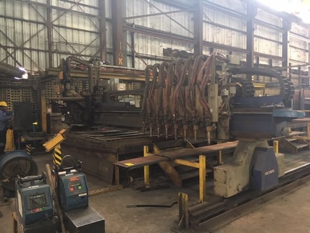 Messer #TMC4520, CNC plasma/oxygen cutting system, 20' x 40' cut, Messer Global CNC retrofit 2008,2005 - Image 1