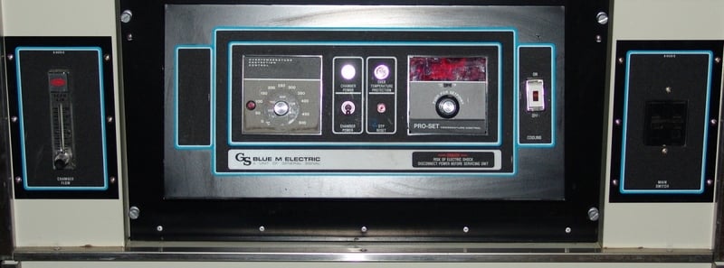 16.5" width x 19.7" H x 18" L Blue M #206 Clean Room Oven, Electric, 500&deg;F - Image 3
