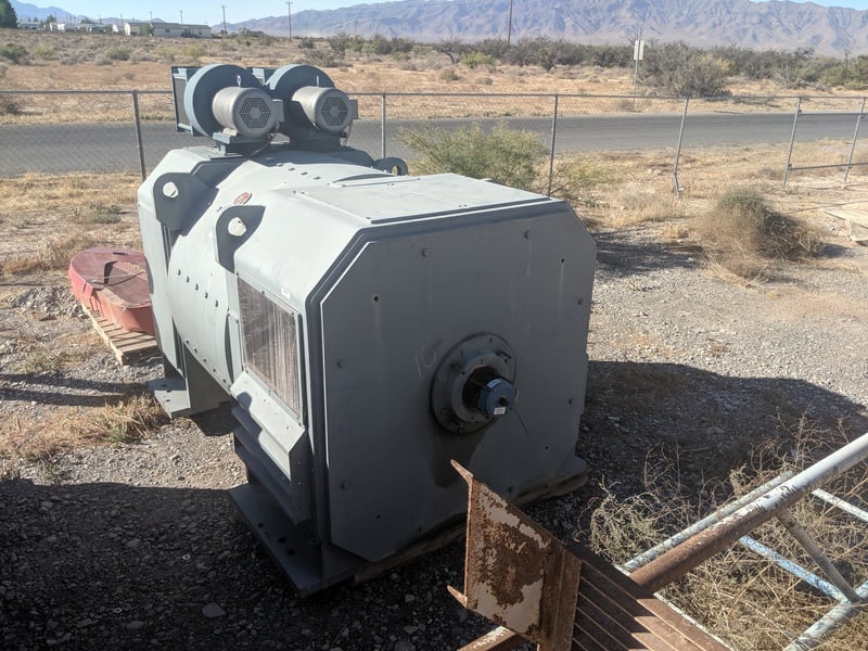 1500 HP 500/580 RPM General Electric, wound shunt, 2370 amps arm, 500VA, 150/300VF (2 available) - Image 5