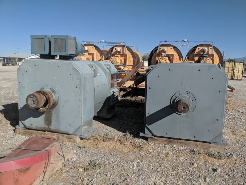 1500 HP 500/580 RPM General Electric, wound shunt, 2370 amps arm, 500VA, 150/300VF (2 available) - Image 6