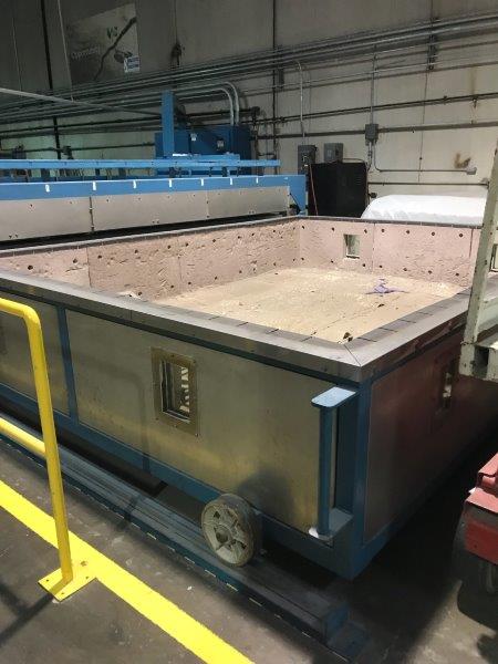 Bending oven, Casso-Solar Corp., 1600°F, 120" x156" heated, 144" x108" glass size - Image 6