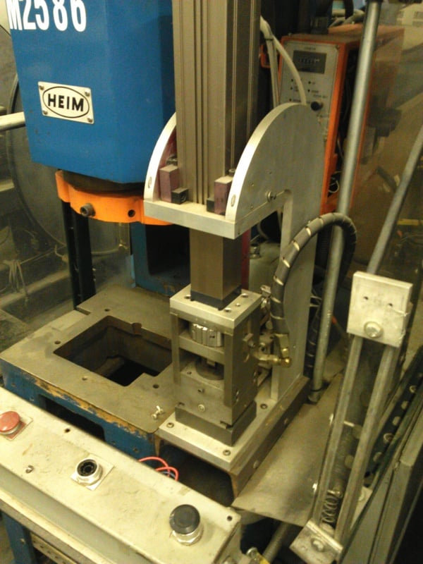 5 Ton, Heim #HPY5054, hydraulic, 1/16" - 1-1/2" keyway cut., 19" thr., 12" work height, 20" x 31" table, 45 - Image 7