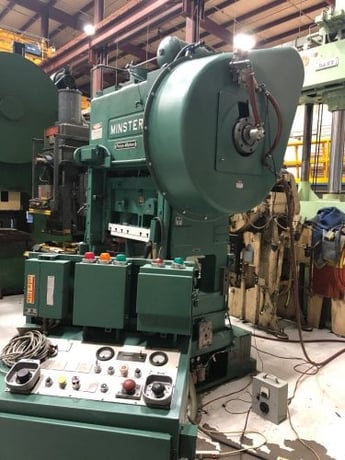 100 Ton, Minster #P2-100-48 Piece-maker, 3" stroke, 20" Shut Height, 4" adj, 48" LR x 31" front back, 200 SPM - Image 3
