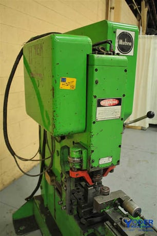 82 Ton, Mubea #KL750, punch w/feed line, 1-3/16" stroke, Fanuc CNC, gripper, 1986, #56444 - Image 4