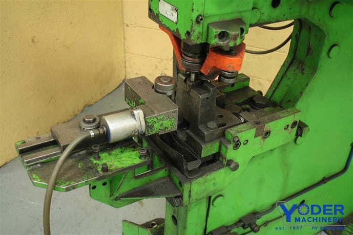 82 Ton, Mubea #KL750, punch w/feed line, 1-3/16" stroke, Fanuc CNC, gripper, 1986, #56444 - Image 7