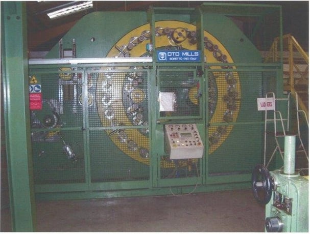 OTO #552, Tube Mill, automatic coil end joiner, vertical floop accumulator, 3 turkstands, 70mm shafts, (3) - Image 2