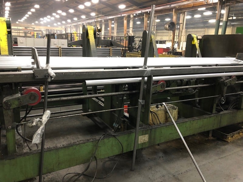 3" x .120" Haven #873, 25' tube length, 2.125" square tube dia. range, panel view with Burrmaster Mdl. 2, PLC - Image 2