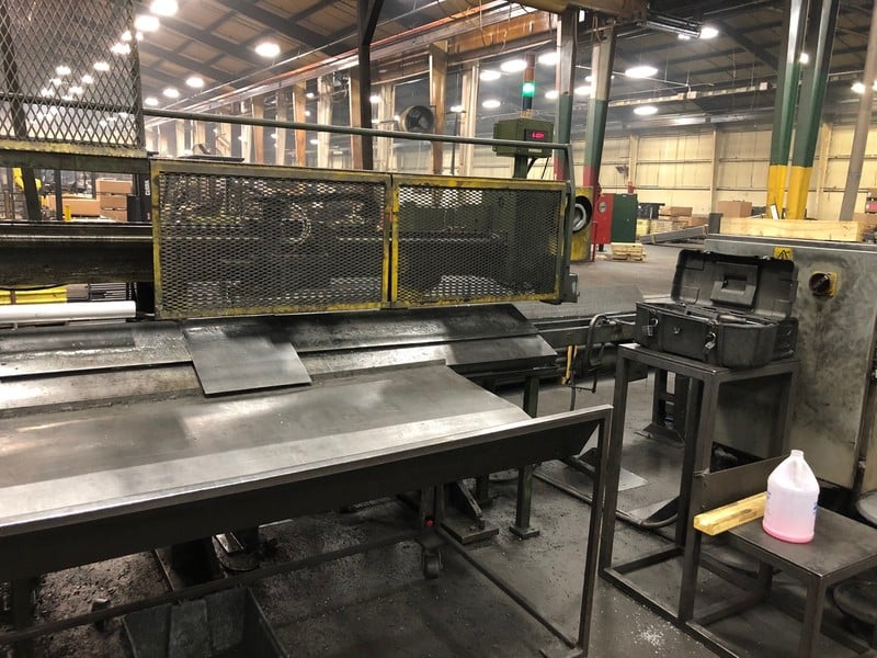 3" x .120" Haven #873, 25' tube length, 2.125" square tube dia. range, panel view with Burrmaster Mdl. 2, PLC - Image 3