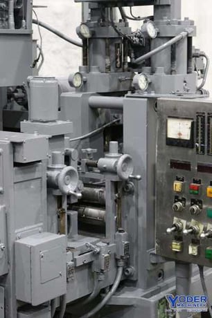 5.2" x 8" Tenova 2 high rolling mill, 20 HP, 50 FPM, 1988, #72241 - Image 8